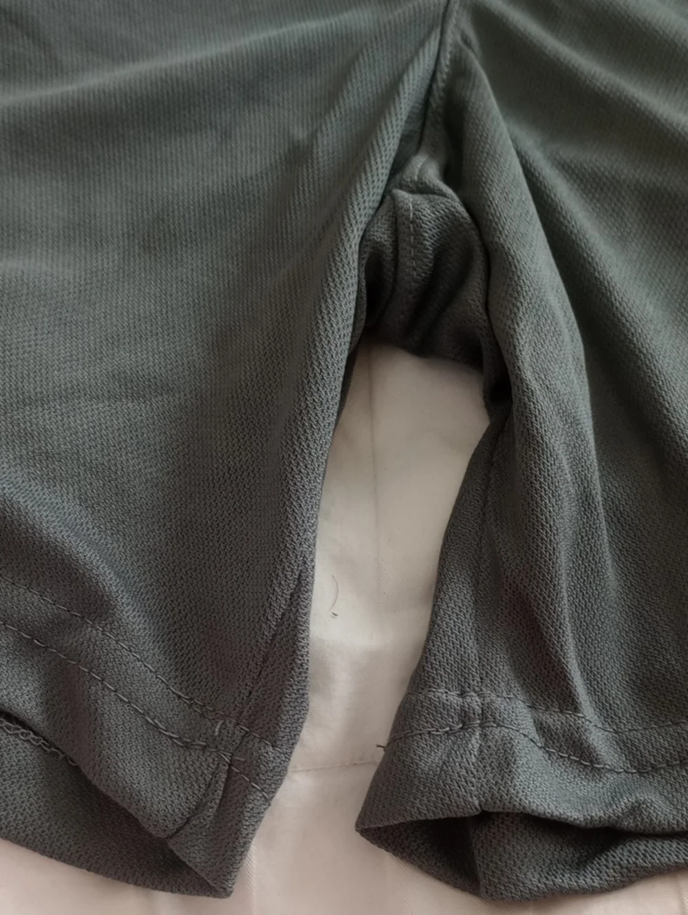 NWT ADIDAS Gray Athletic Training Shorts with Trefoil Logo